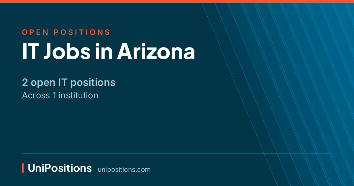IT jobs in Arizona — 2 open positions