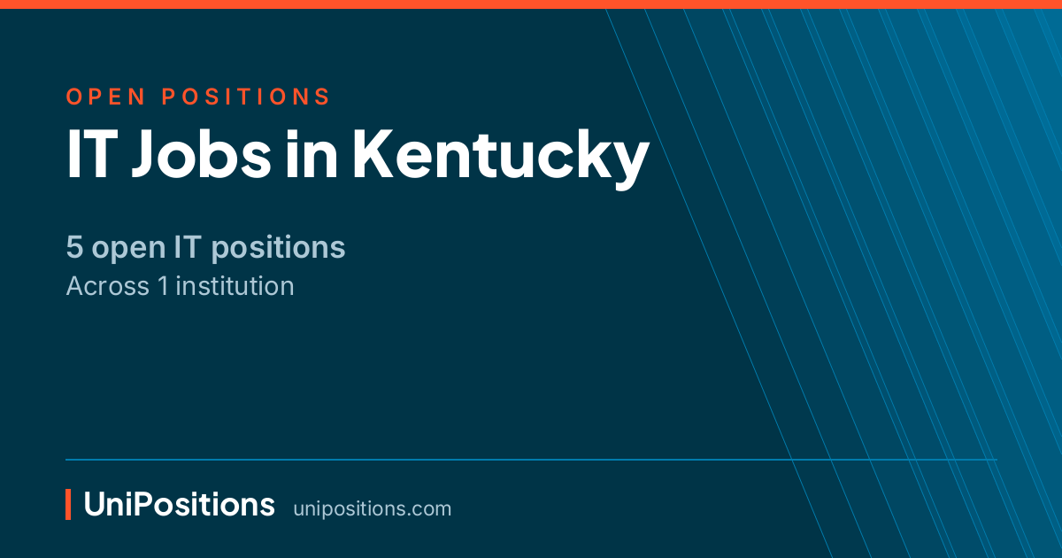 IT jobs in Kentucky — 5 open positions