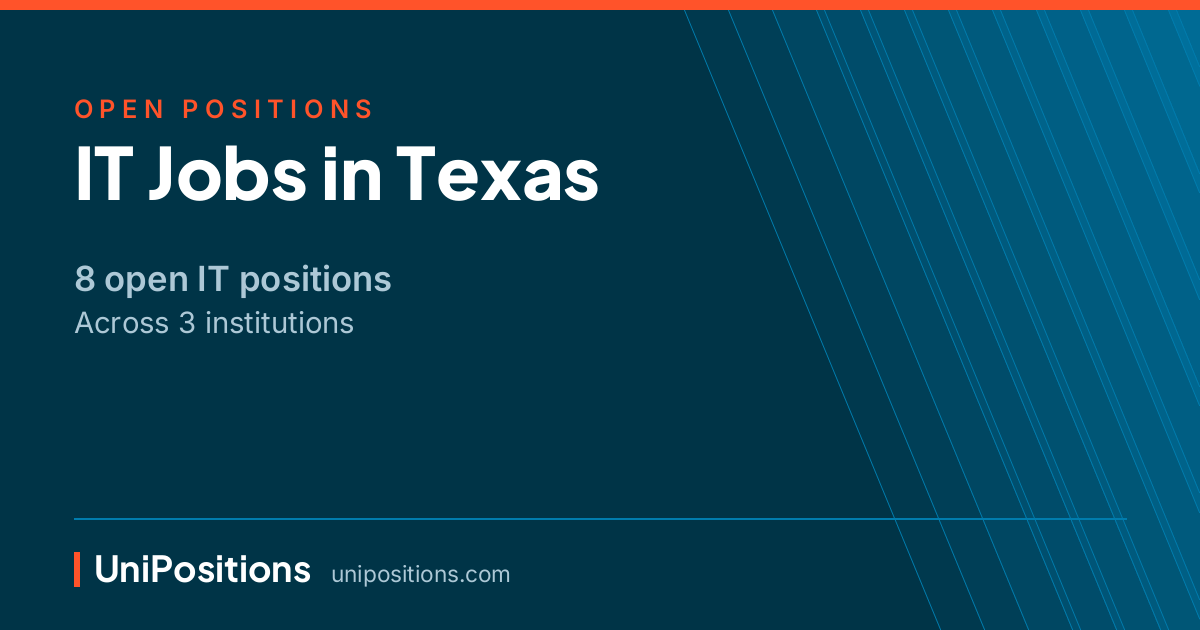IT jobs in Texas — 8 open positions