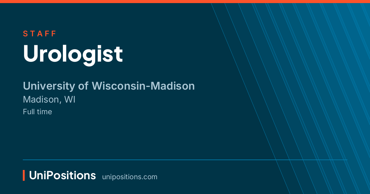Urologist at University of Wisconsin-Madison, Madison, WI