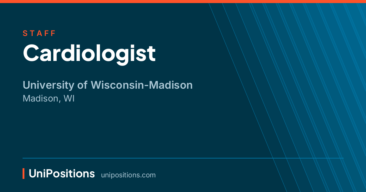 Cardiologist at University of Wisconsin-Madison, Madison, WI