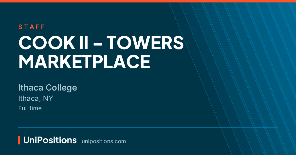 COOK II - TOWERS MARKETPLACE at Ithaca College, Ithaca, NY
