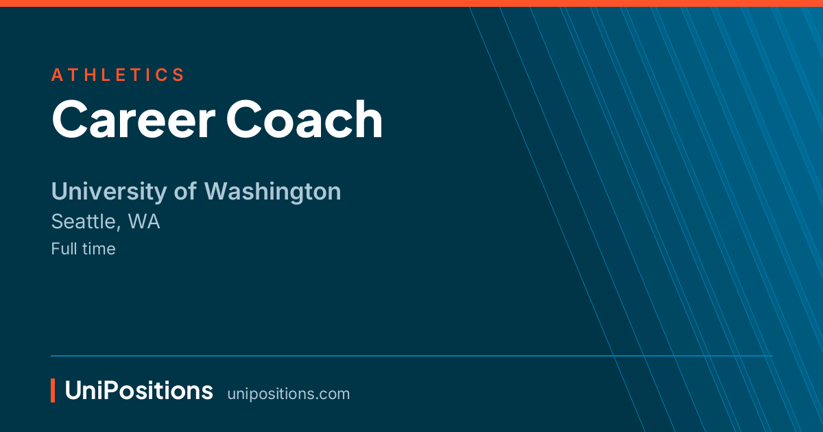 Career Coach at University of Washington, Seattle, WA