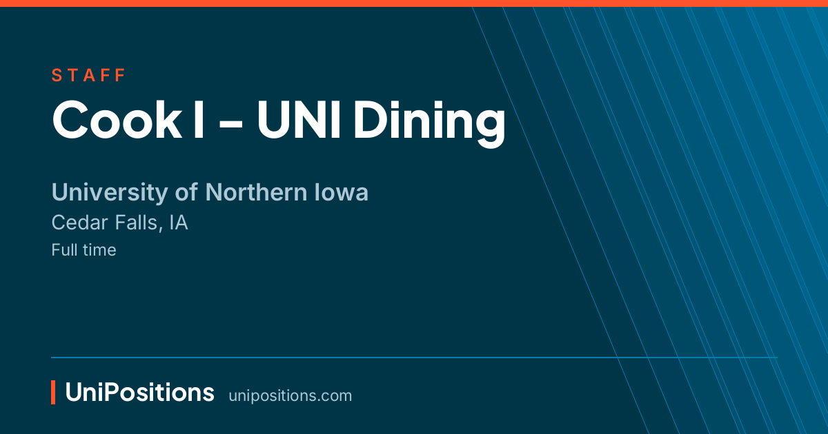 Cook I - UNI Dining at University of Northern Iowa, Cedar Falls, IA