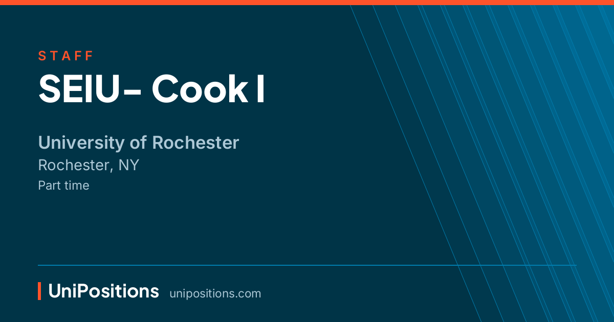 SEIU- Cook I at University of Rochester, Rochester, NY