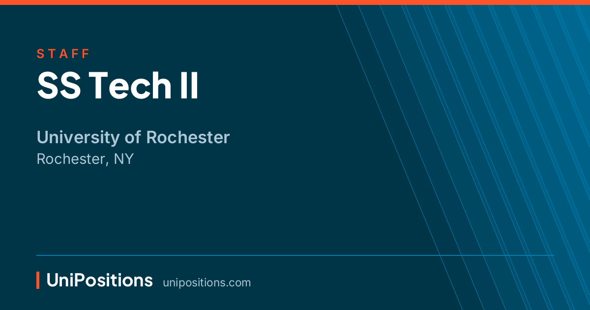 SS Tech II at University of Rochester, Rochester, NY